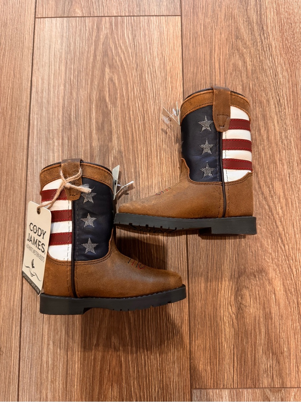 NEW: Toddler
Cody James Toddler USA Flag Western Boots - Size 5